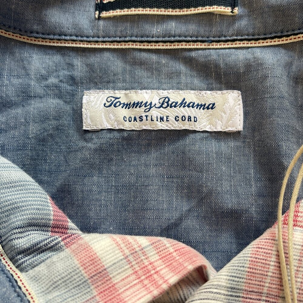 Tommy Bahama Men's Coastal Cord Casual Shirt, Size 2XLB Big/Tall - Picture 3 of 9